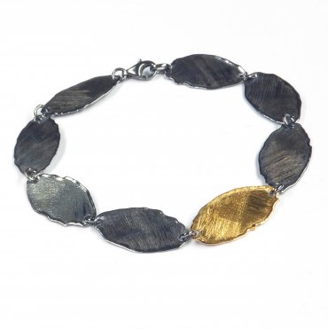 17710 Blätterarmband bicolor 17710 Blätterarmband bicolor