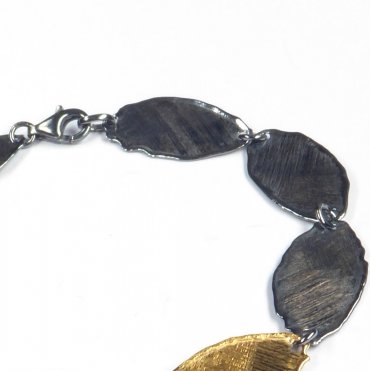 17710 Blätterarmband bicolor det 17710 Blätterarmband bicolor det